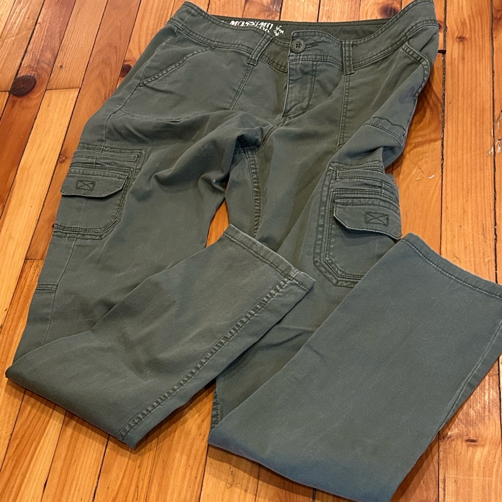 Mossimo Supply Co. Olive Green Women's Cargo Skinny Pants